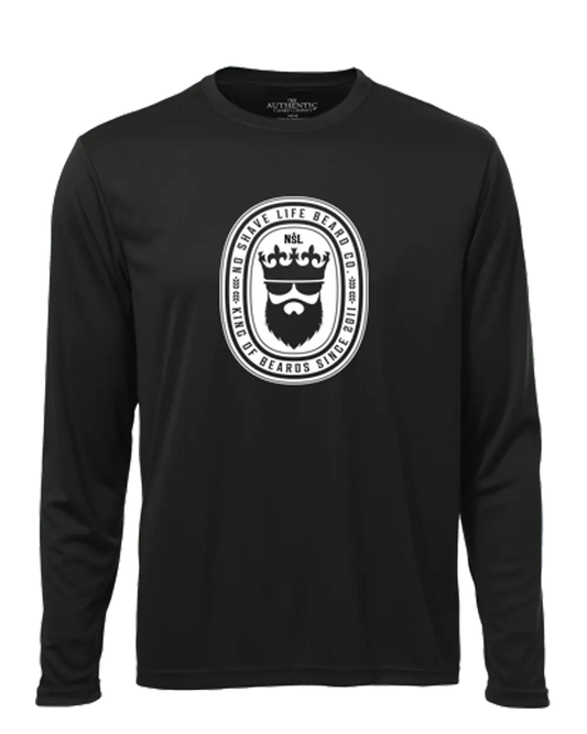 King of Beards NSL Black Long Sleeve Shirt|Long Sleeve Shirt