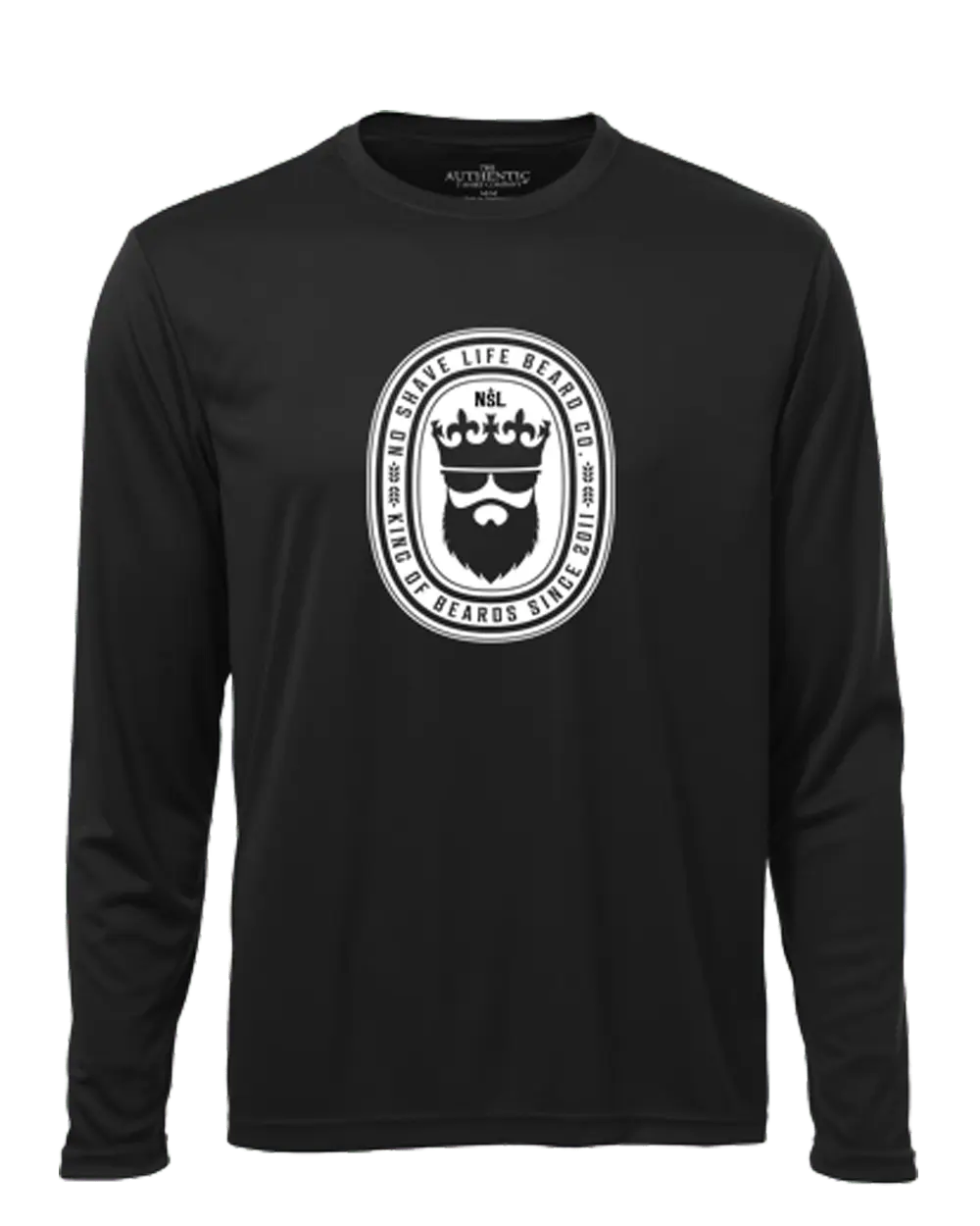 King of Beards NSL Black Long Sleeve Shirt|Long Sleeve Shirt
