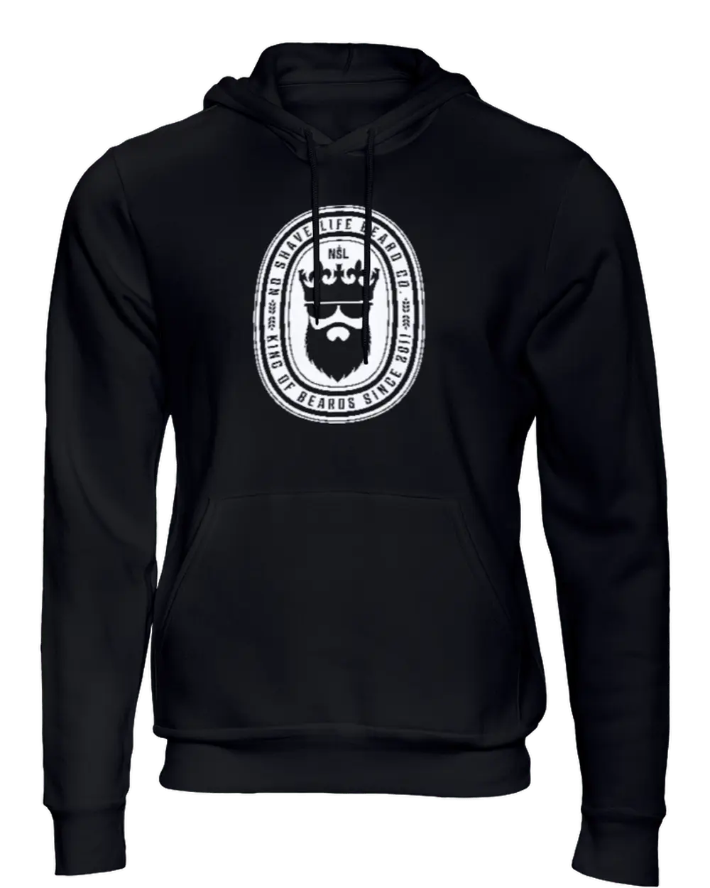 King of Beards NSL Black Hoodie|Hoodie