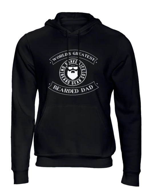 World's Greatest Beard Dad Black Men's Hoodie|Hoodie