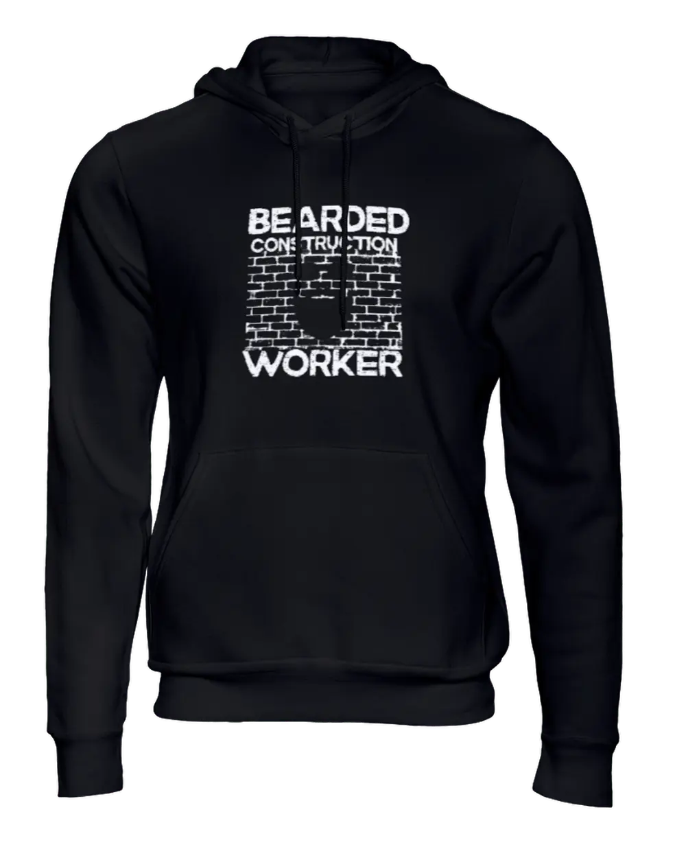 Bearded Construction Worker Men's Hoodie|Hoodie