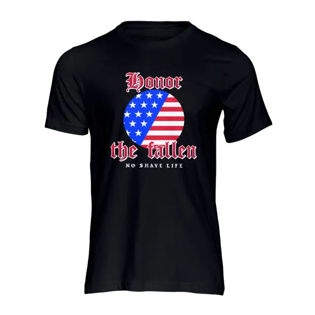Honor The Fallen Black Men's T-Shirt|T-Shirt