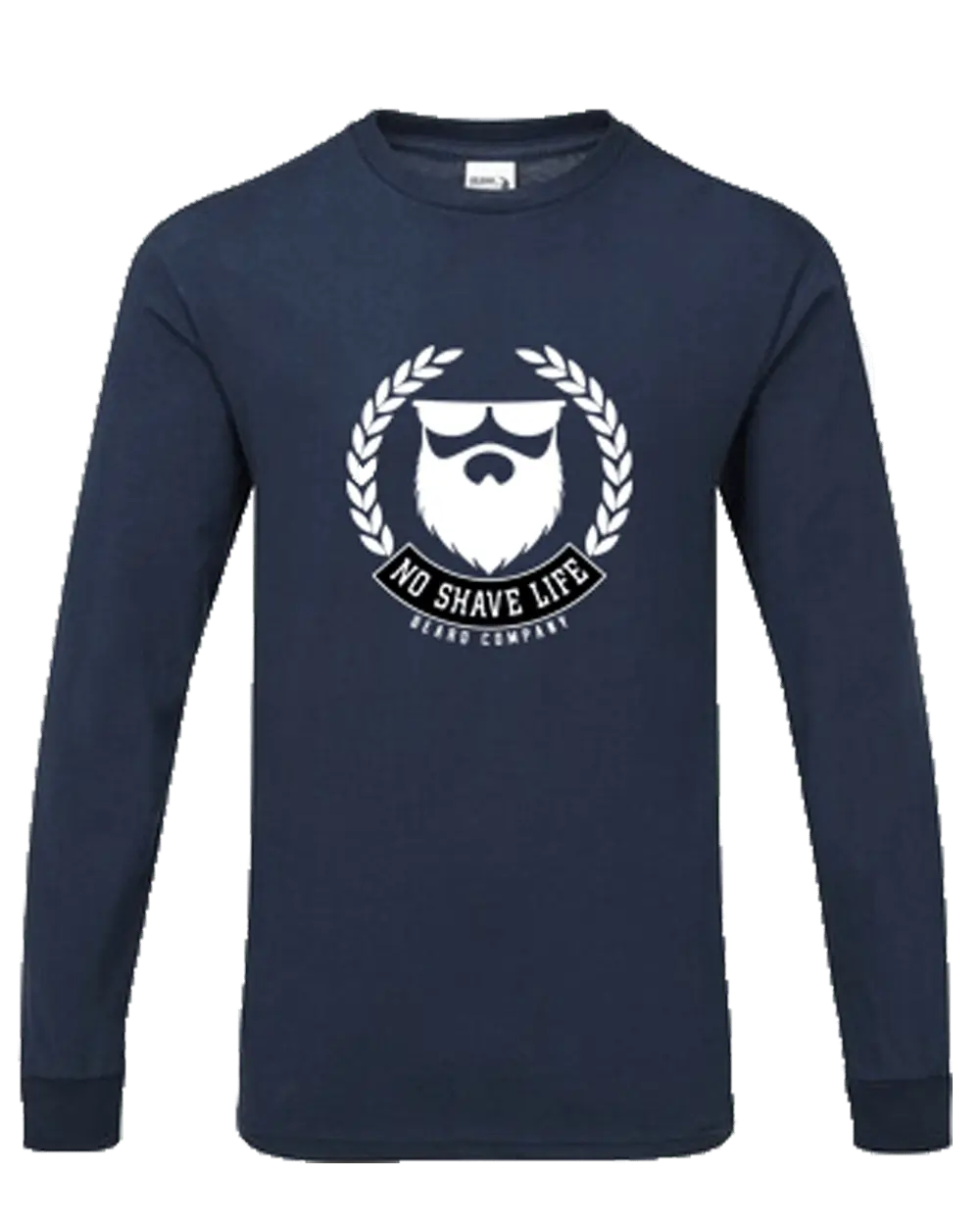 Bearded Victory Navy Blue Long Sleeve Shirt|Long Sleeve Shirt