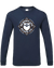 Forever Bearded NSL Navy Blue Long Sleeve Shirt|Long Sleeve Shirt