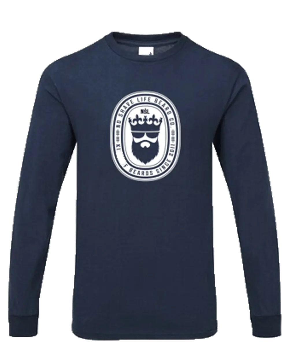 King of Beards NSL Navy Blue Long Sleeve Shirt|Long Sleeve Shirt