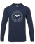 SEAL OF BEARD Navy Blue Long Sleeve Shirt
