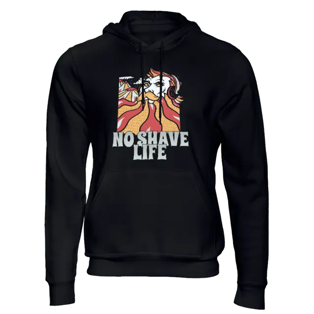 No Shave Life Graphic Men's Hoodie|Hoodie