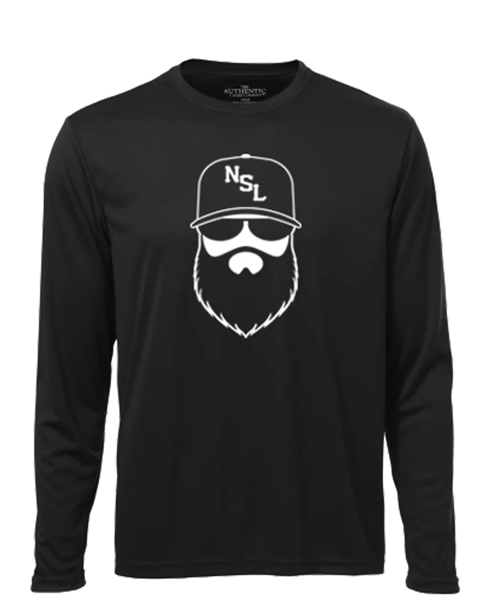 No Shave Life Beard League Black Long Sleeve Shirt|Long Sleeve Shirt