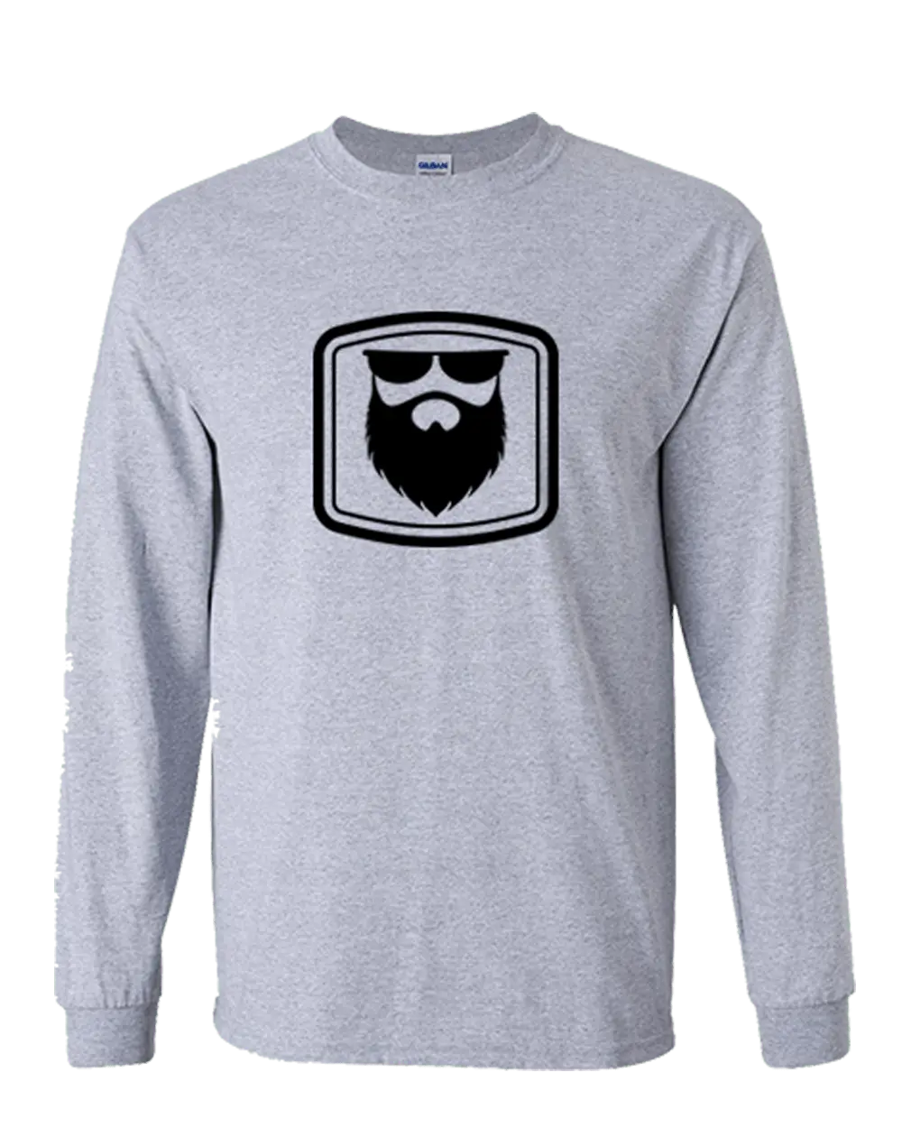 THE OG BEARD 2.0 Grey Long Sleeve Shirt|Long Sleeve Shirt