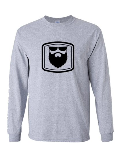 THE OG BEARD 2.0 Grey Long Sleeve Shirt|Long Sleeve Shirt