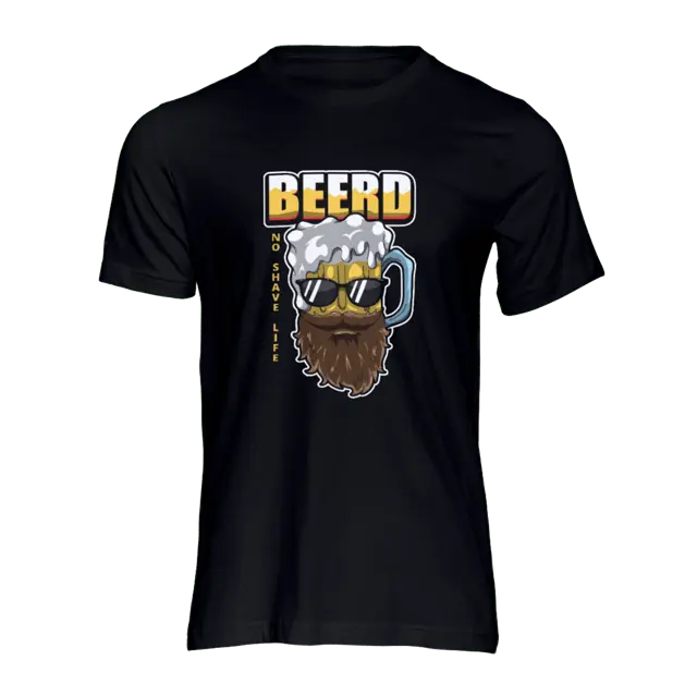 Beard Black Men's T-Shirt|T-Shirt