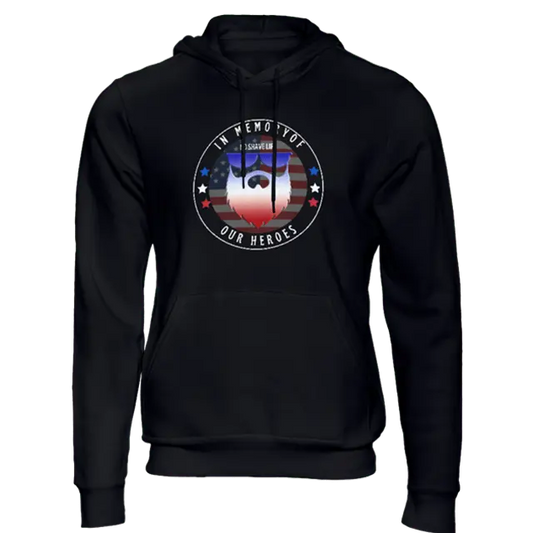 In Memory of Our Heroes Black Men's Hoodie|Hoodie