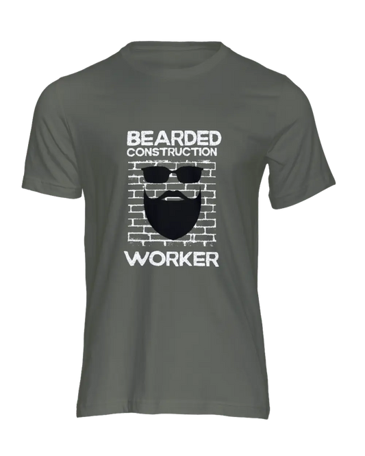 Bearded Construction Worker Men's T-Shirt|T-Shirt