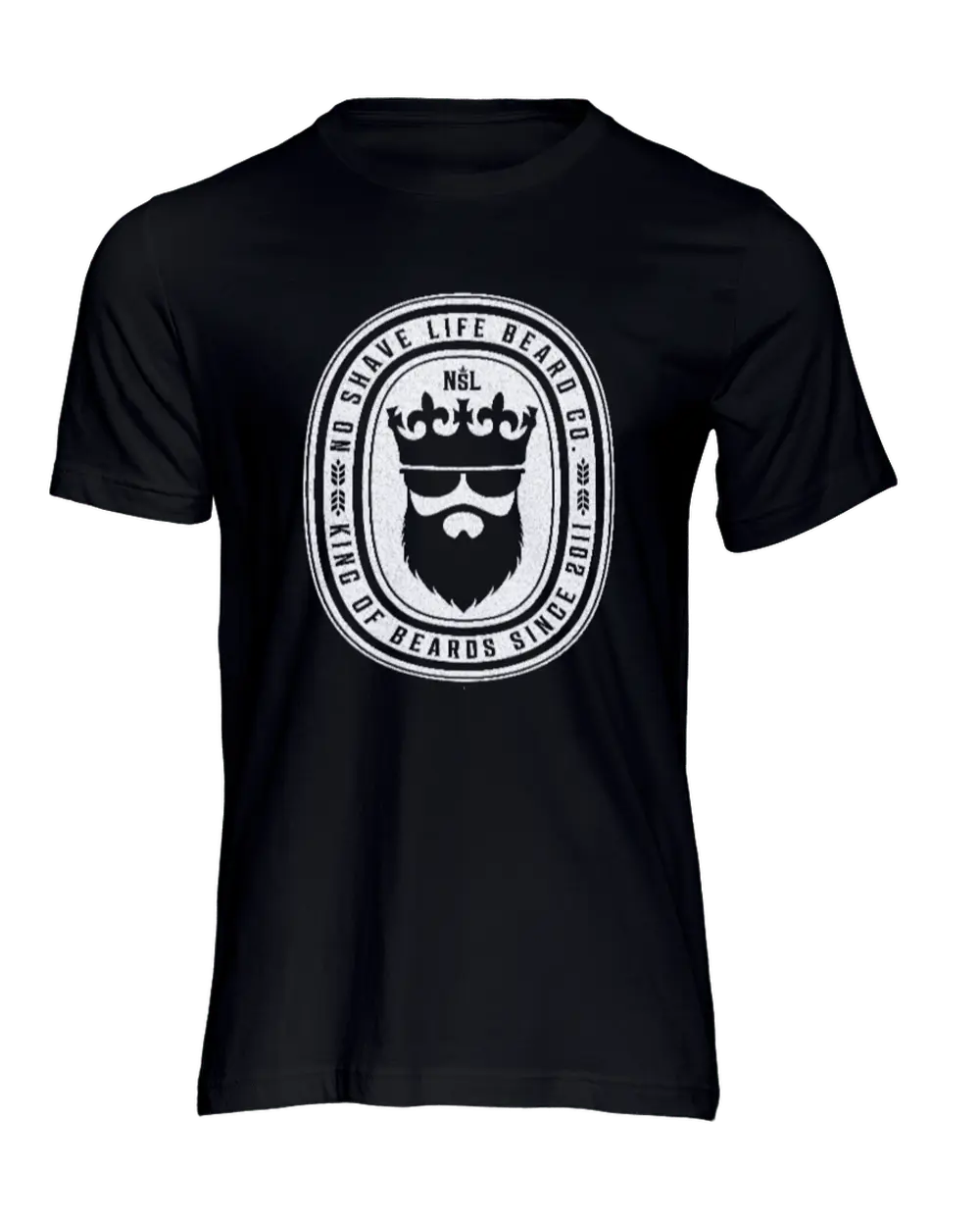 KING OF BEARDS Black Men's T-Shirt|T-Shirt