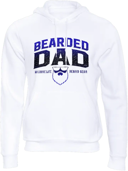 Bearded Dad White Men's Hoodie|Hoodie