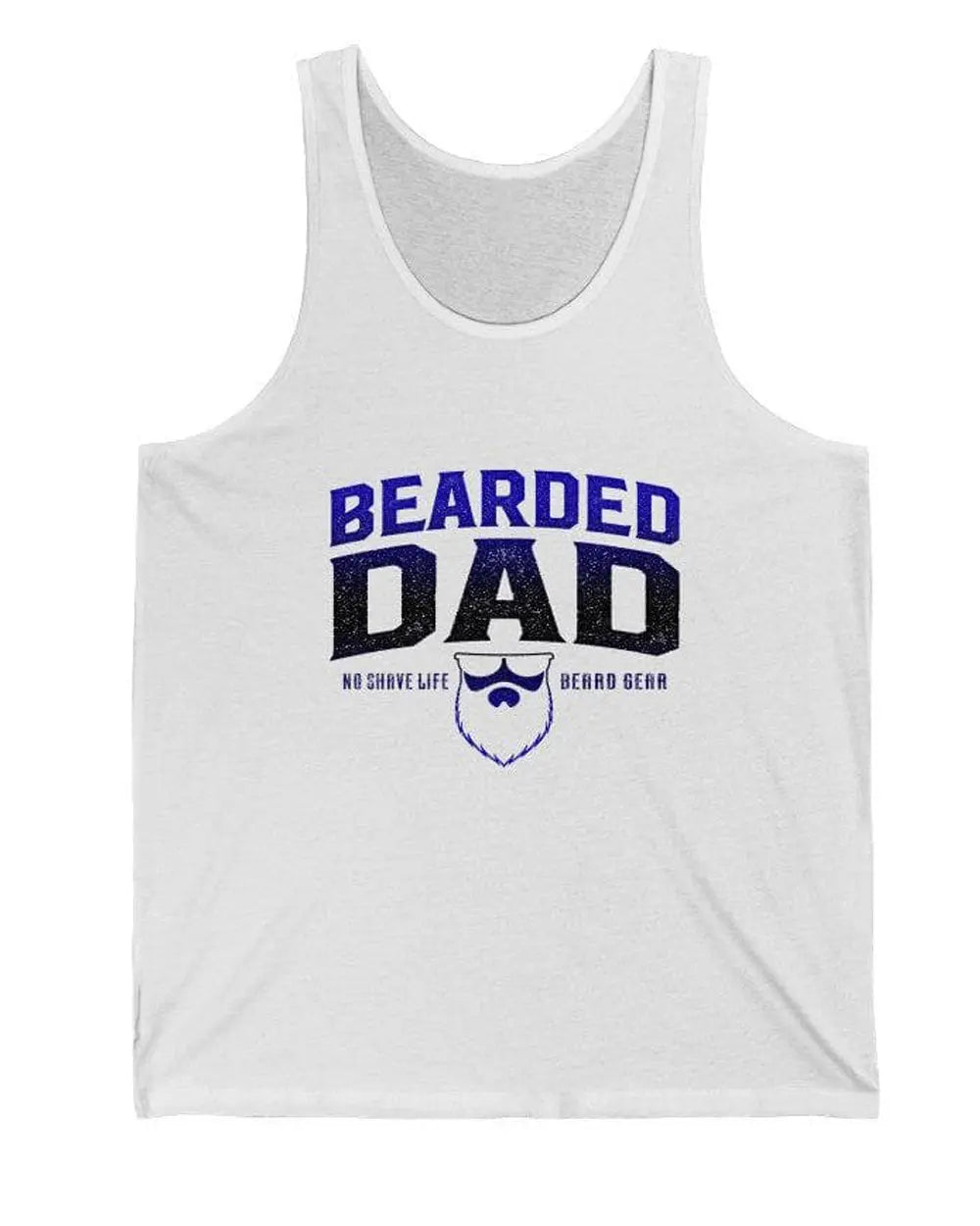 Bearded Dad White Men's Tank Top|Mens Tank Top