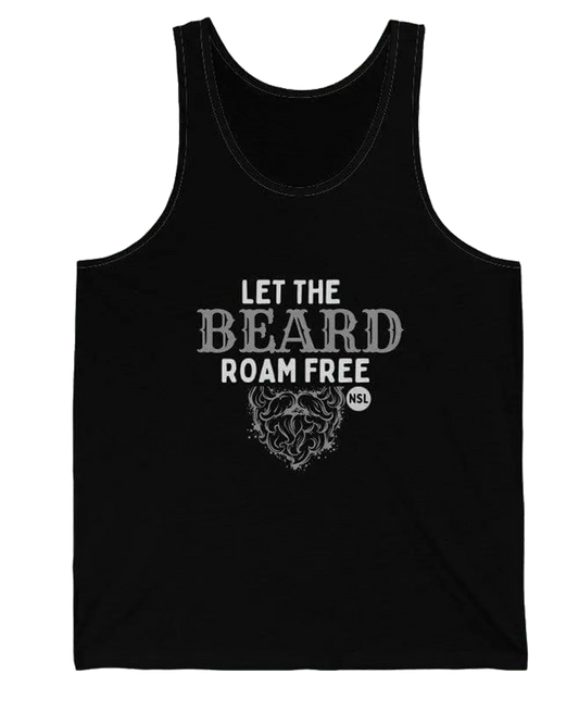 Let the Beard Roam Free Men's Tank Top|Mens Tank Top