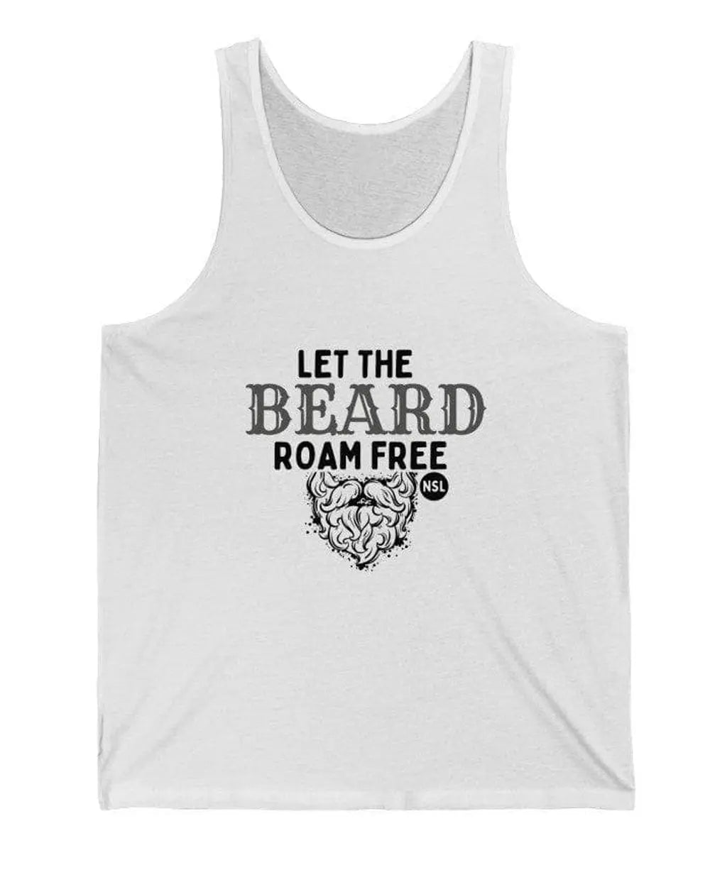 Let the Beard Roam Free Men's Tank Top|Mens Tank Top