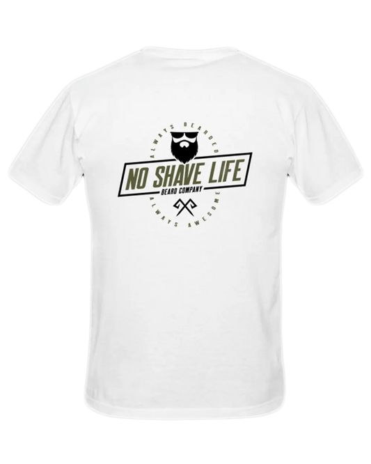 Always Bearded White T-Shirt|T-Shirt