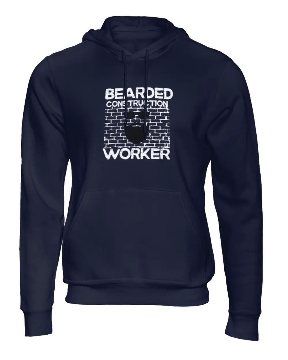 Bearded Construction Worker Men's Hoodie|Hoodie