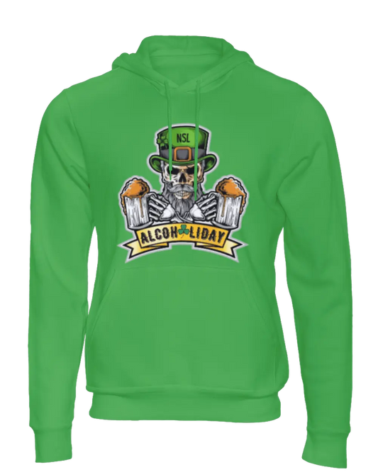 Saint Patrick Bearded Skull Men's Hoodie|Hoodie