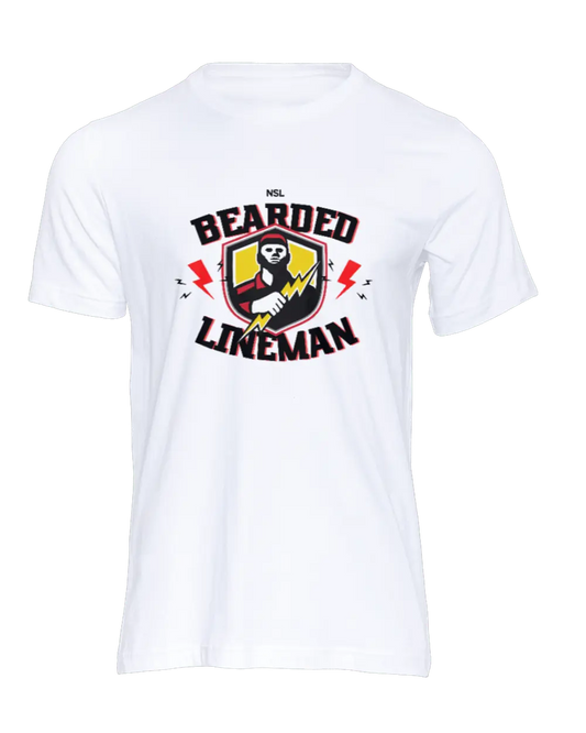 Bearded Lineman Men's T-Shirt|T-Shirt