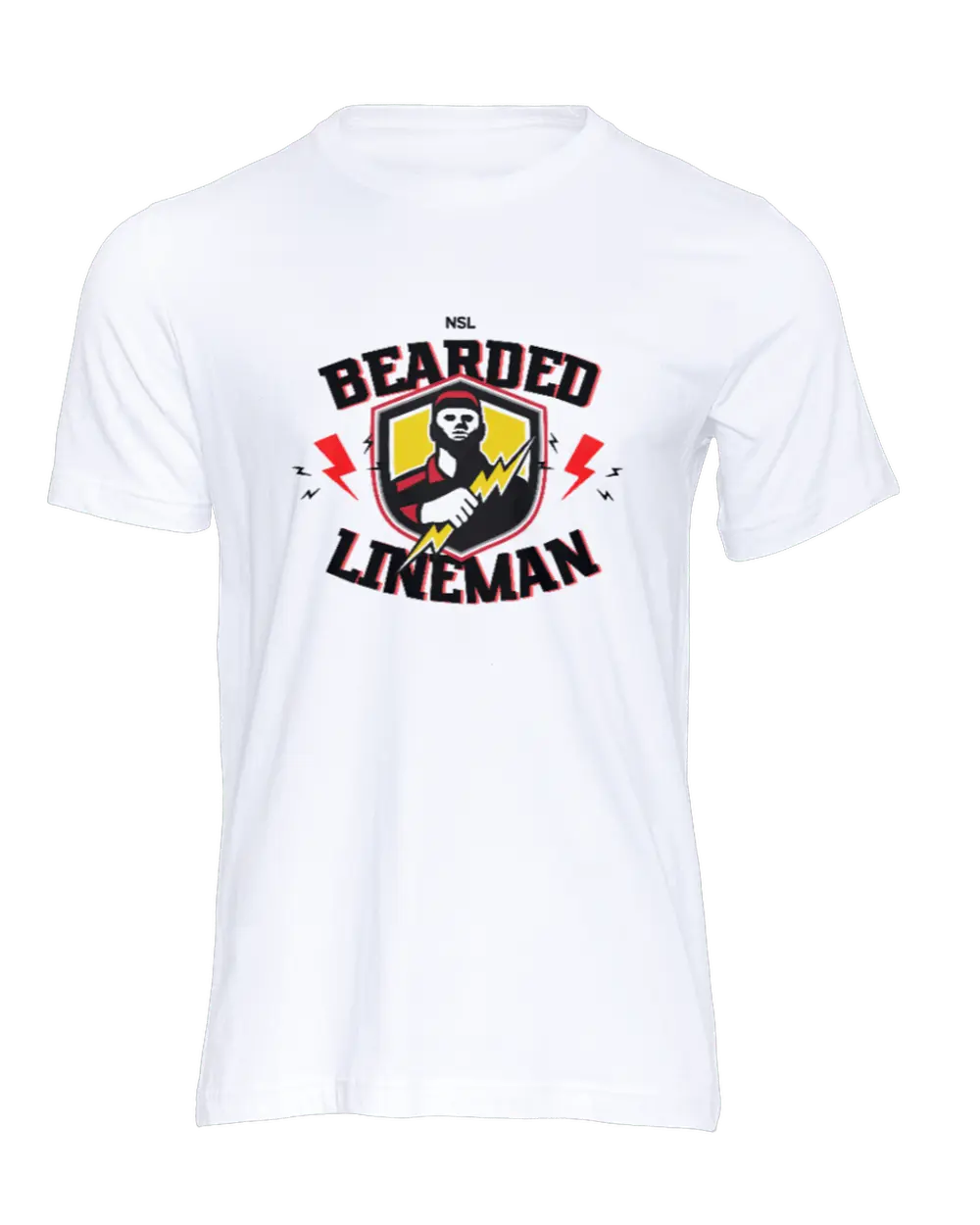 Bearded Lineman Men's T-Shirt|T-Shirt