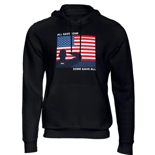 All Gave Some, Some Gave All Black Men's Hoodie|Hoodie