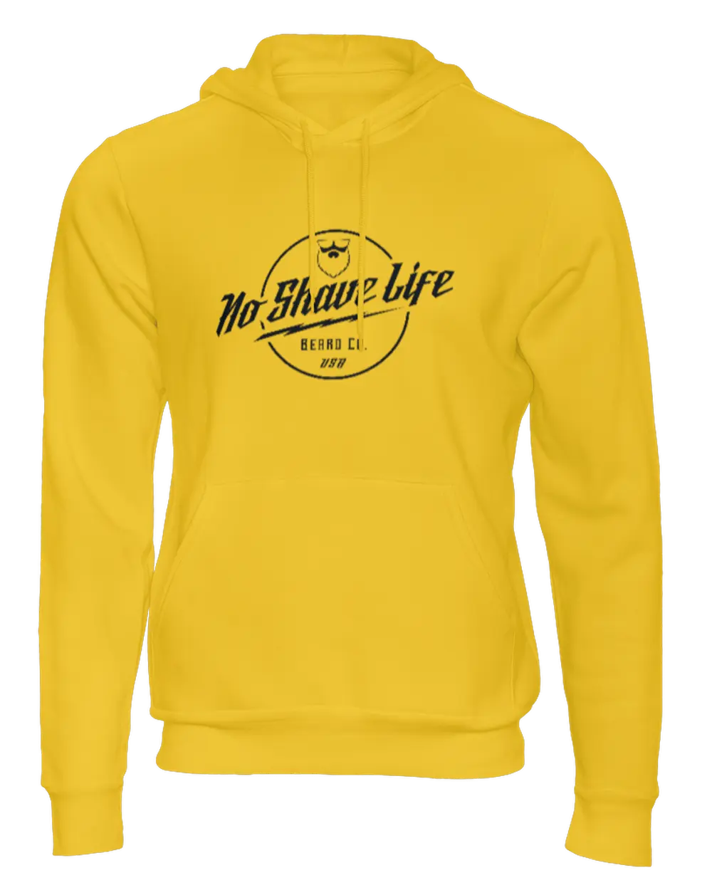No Shave Life Crate Yellow Hoodie|Hoodie