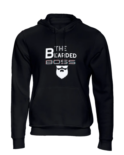 The Bearded Boss/The Real Boss Couple Hoodie|Couple Hoodies